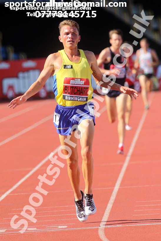 Mens 5000 metres, 2019 Muller British Championships, Alexander Stadium, Birmingham. Photo: David T. Hewitson/Sports for All Pics